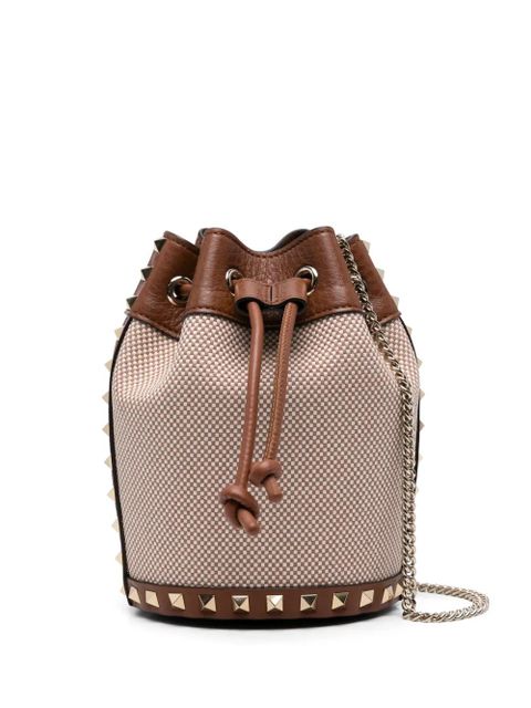 Valentino Garavani Rockstud bucket bag - Brown - zdjęcie produktu nr 1