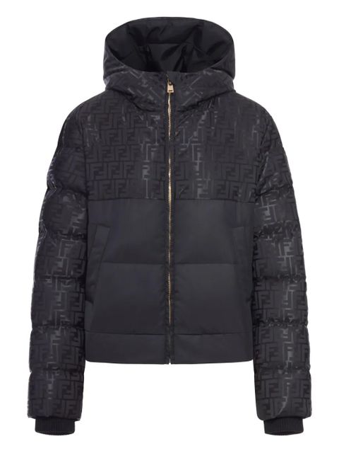 FENDI FF-motif hooded jacket - Black - zdjęcie produktu nr 1