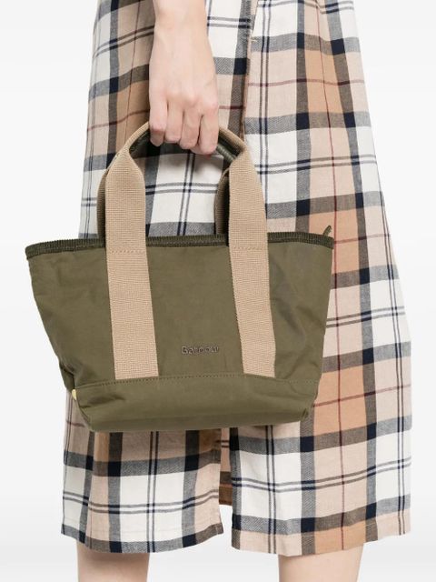 Barbour mini Mya tartan-detail tote bag - Green - zdjęcie produktu nr 2