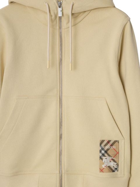 Burberry Check Label hoodie - Neutrals