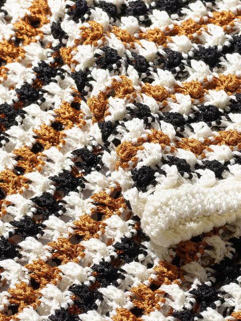 ERES Inedite striped knitted dress - White