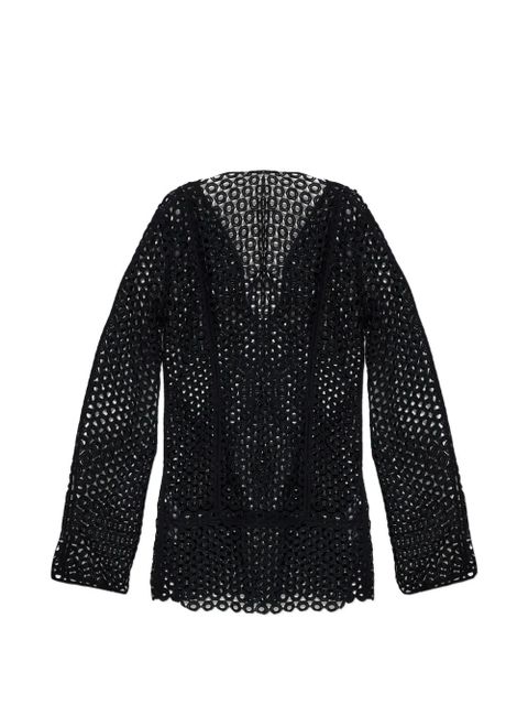 Cult Gaia cut-out long-sleeve mini dress - Black - zdjęcie produktu nr 1