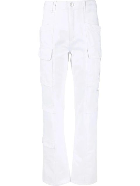 ISABEL MARANT Vokayo straight-leg jeans - White - zdjęcie produktu nr 1