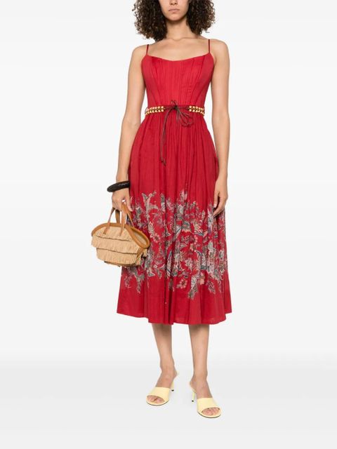 ZIMMERMANN cotton dress - Red