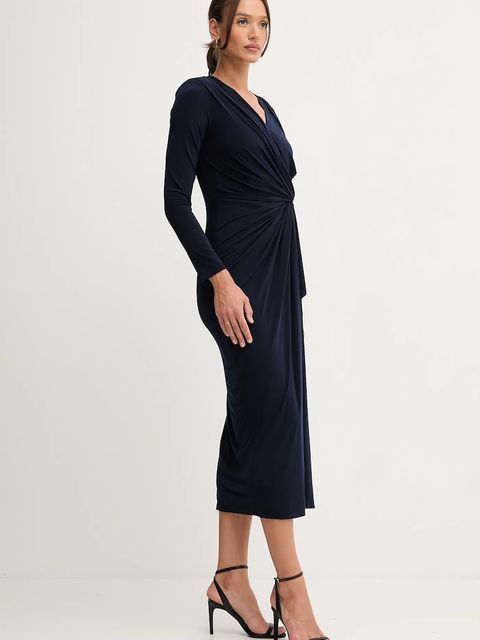 Pedro del Hierro sukienka kolor granatowy maxi prosta 6192934 - zdjęcie produktu nr 2