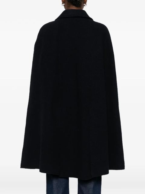 TOTEME buttoned cape coat - Blue