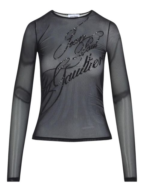 Jean Paul Gaultier logo-embellished T-shirt - Black - zdjęcie produktu nr 1