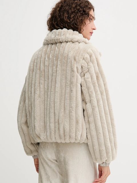 Save The Duck kurtka dwustronna ELINA kolor beżowy zimowa D31352W.VERY21