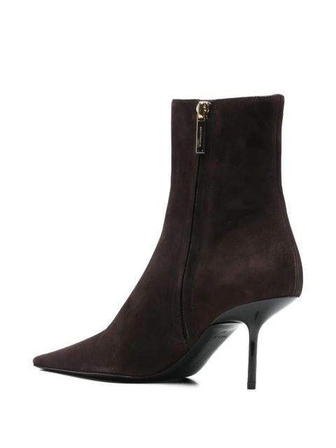 Victoria Beckham 45mm suede boots - Brown