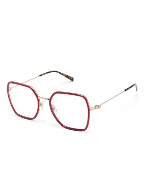 Gucci Eyewear square-frame glasses - Red - zdjęcie produktu nr 2