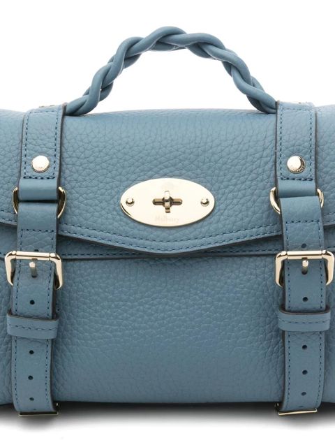 Mulberry mini Alexa braided crossbody bag - Blue