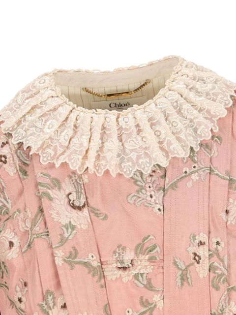 Chloé jacquard lace jacket - Pink