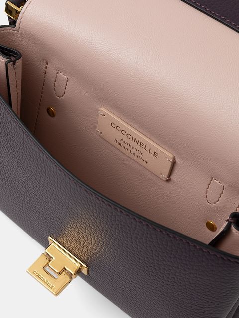 Coccinelle torebka skórzana kolor fioletowy E1 MD5 55 B7 01