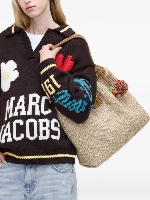 Marc Jacobs The Summer Cristina woven tote bag - Neutrals - zdjęcie produktu nr 2
