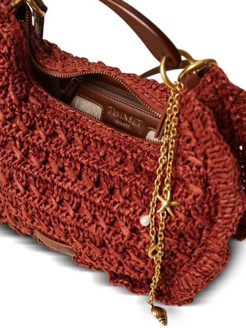 TWINSET ruffled tote bag - Red