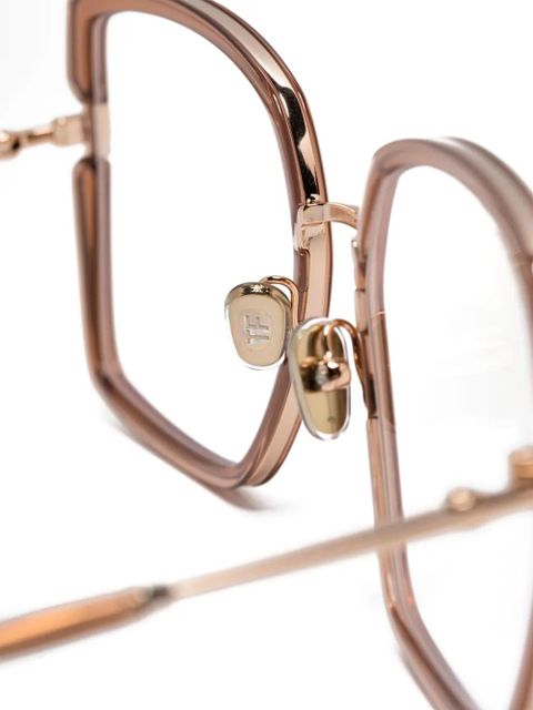 TOM FORD Eyewear FT5985B square-frame glasses - Neutrals