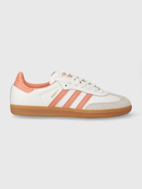 adidas Originals sneakersy skórzane SAMBA OG IG5932 kolor biały - zdjęcie produktu nr 1