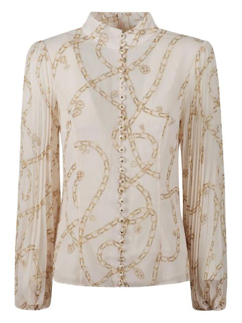 ZIMMERMANN Sunray pleated shirt - Neutrals - zdjęcie produktu nr 1