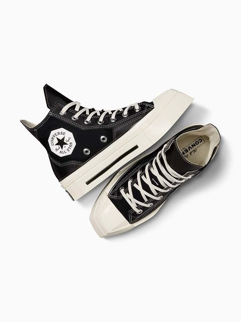 Converse trampki Chuck 70 De Luxe Squared HI kolor czarny A06435C
