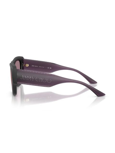 Jimmy Choo okulary przeciwsłoneczne damskie kolor fioletowy 0JC6003U