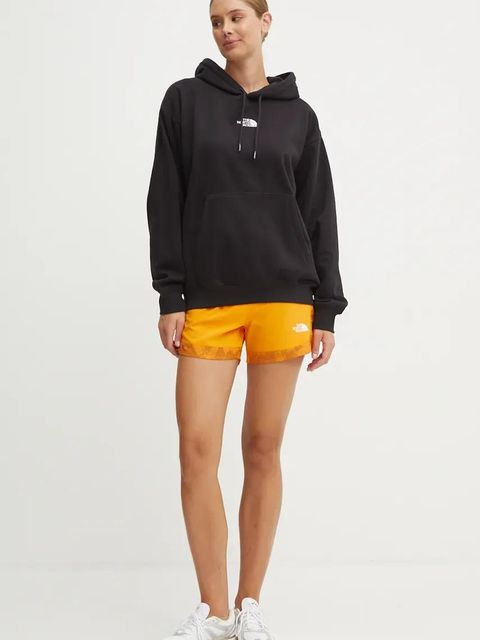 The North Face bluza Essential Hoodie damska kolor czarny z kapturem z aplikacją NF0A89ENJK31 - zdjęcie produktu nr 2