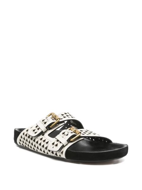 ISABEL MARANT heart-cutout sandals - White - zdjęcie produktu nr 2