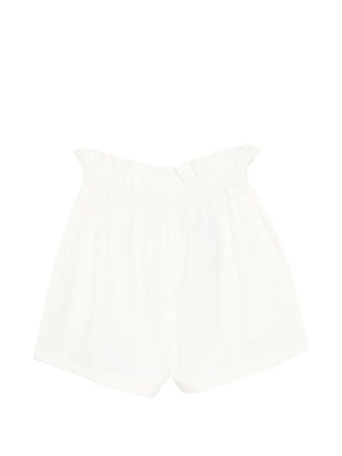 Jil Sander paperbag-waist drawstring shorts - White - zdjęcie produktu nr 2