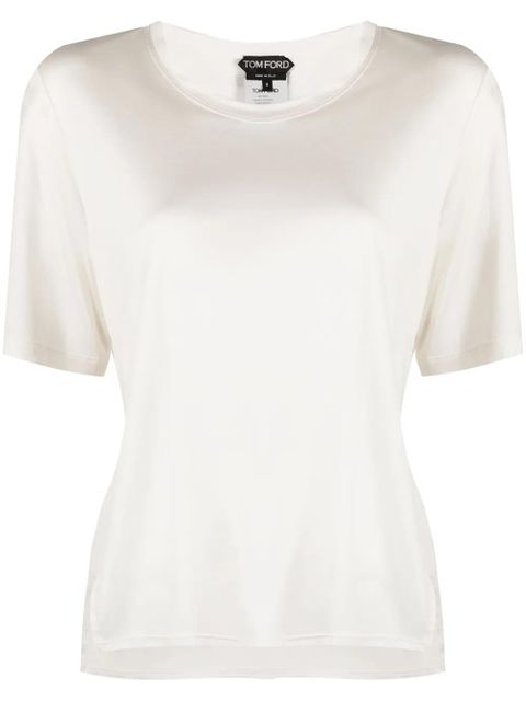 TOM FORD side slit T-shirt - Neutrals - zdjęcie produktu nr 1