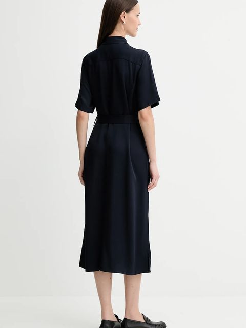 Gant sukienka kolor granatowy midi prosta 4503438