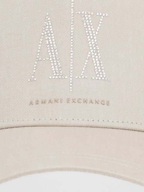 Armani Exchange czapka z daszkiem bawełniana - zdjęcie produktu nr 1