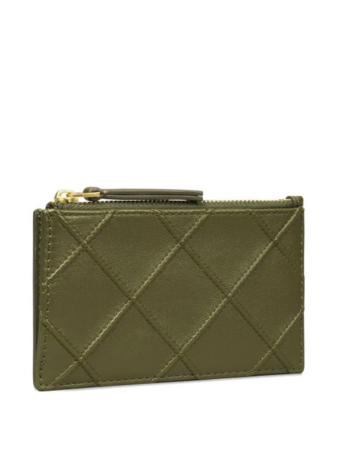 Tory Burch Fleming card holder - Green - zdjęcie produktu nr 2