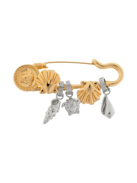 Versace Crystal Icons De La Mer brooch - Gold - zdjęcie produktu nr 1