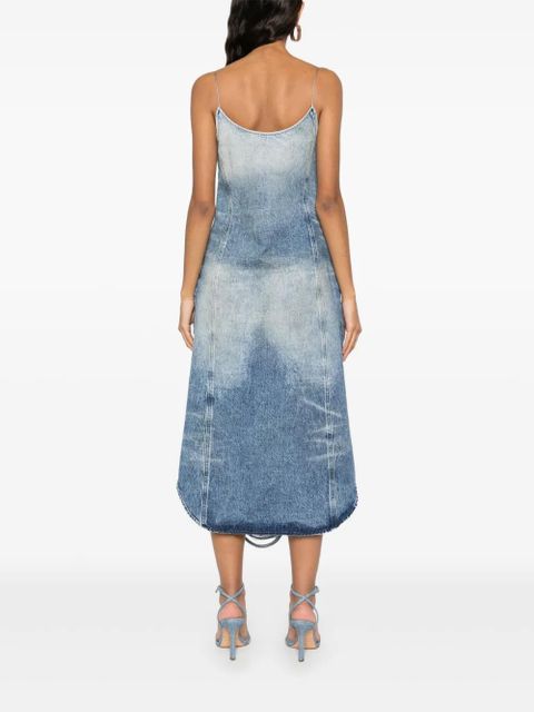 Diesel fringed minidress - Blue