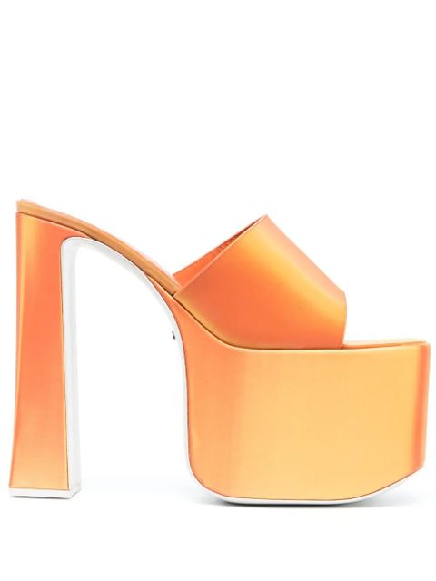 GCDS 170mm platform sandals - Orange - zdjęcie produktu nr 1