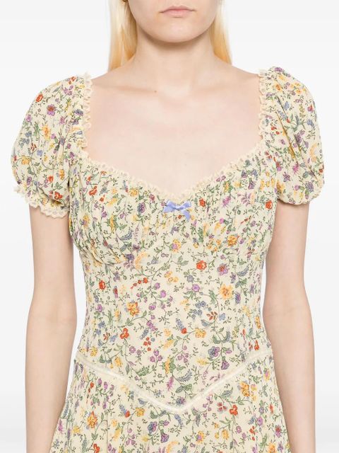 Reformation Ondine dress - Yellow