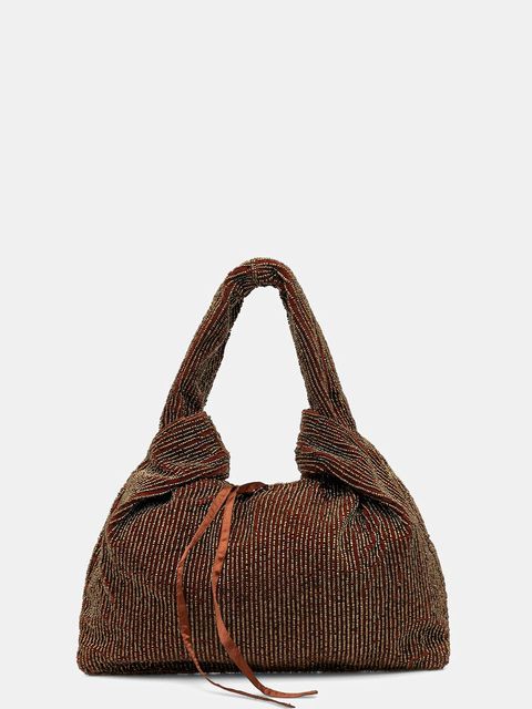 Hoss Intropia torebka bawełniana kolor brązowy 2052040 - zdjęcie produktu nr 1