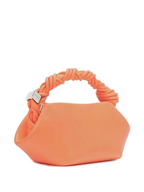 GANNI Bou braided-handle tote bag - Orange - zdjęcie produktu nr 2