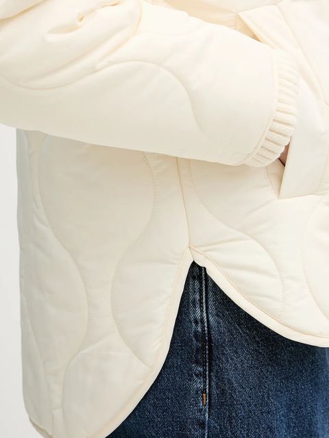 United Colors of Benetton kurtka kolor beżowy zimowa 2R1VDN08J