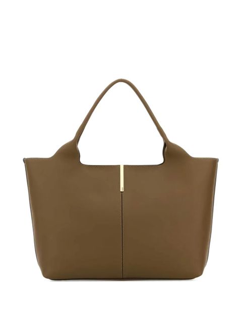 Tod's leather top-handle tote bag - Brown - zdjęcie produktu nr 1