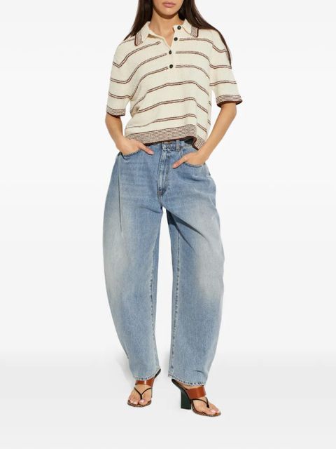 Róhe striped polo top - Neutrals - zdjęcie produktu nr 2