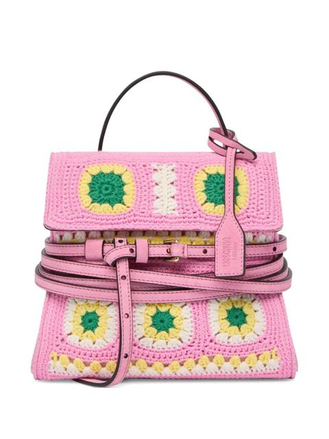 Moschino floral-appliqued tote bag - Pink - zdjęcie produktu nr 1