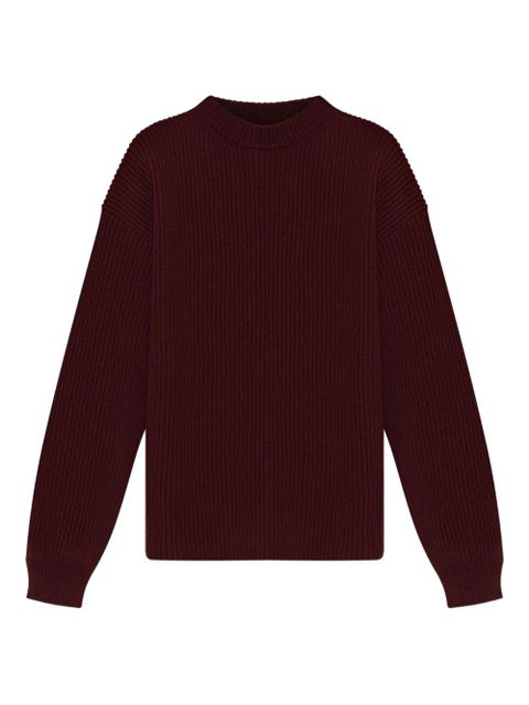 Jil Sander ribbed wool sweater - Red - zdjęcie produktu nr 1