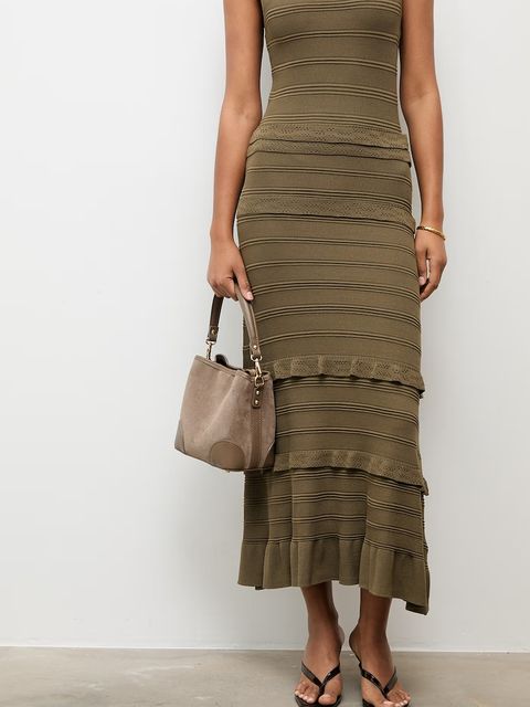 Answear.LAB torebka worek damska zamszowa - zdjęcie produktu nr 2