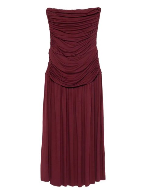 Gimaguas Fortuna strapless gathered midi dress - zdjęcie produktu nr 1