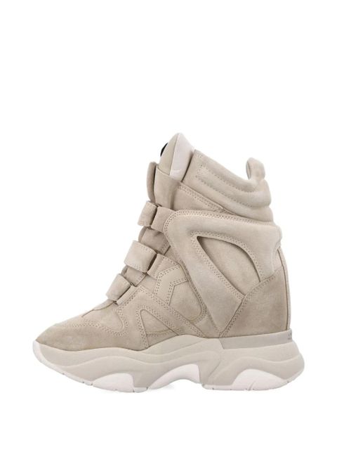 ISABEL MARANT suede high-top sneakers - Neutrals
