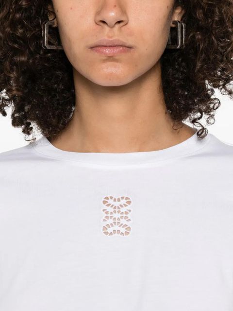 SANDRO cotton long sleeve T-shirt - White