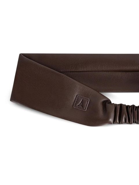 Manière De Voir eiffel leather headband - Brown - zdjęcie produktu nr 2