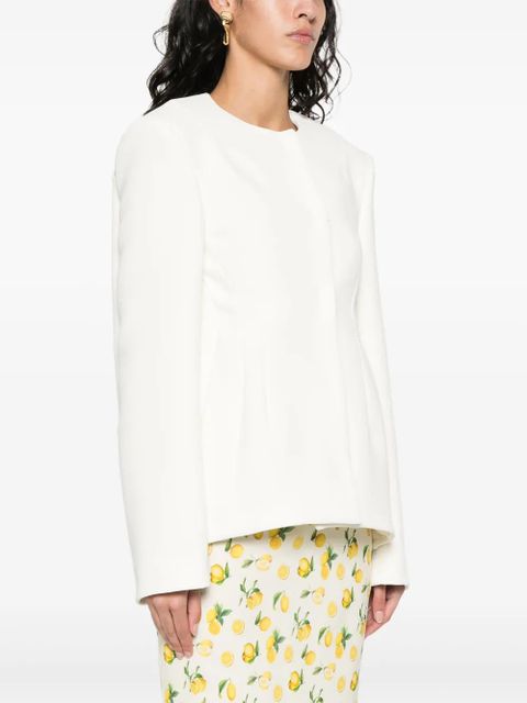 Sportmax dart-detail fitted jacket - Neutrals