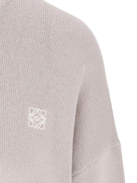 LOEWE colour-block asymmetric sweater - Grey - zdjęcie produktu nr 2