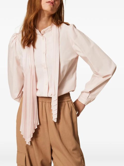 TWINSET pleated-detail shirt - Pink - zdjęcie produktu nr 2